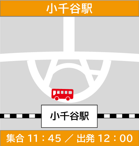 小千谷駅　集合11時45分／出発12時