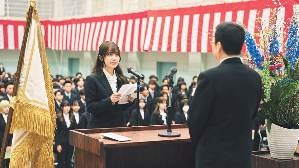 入学式の様子