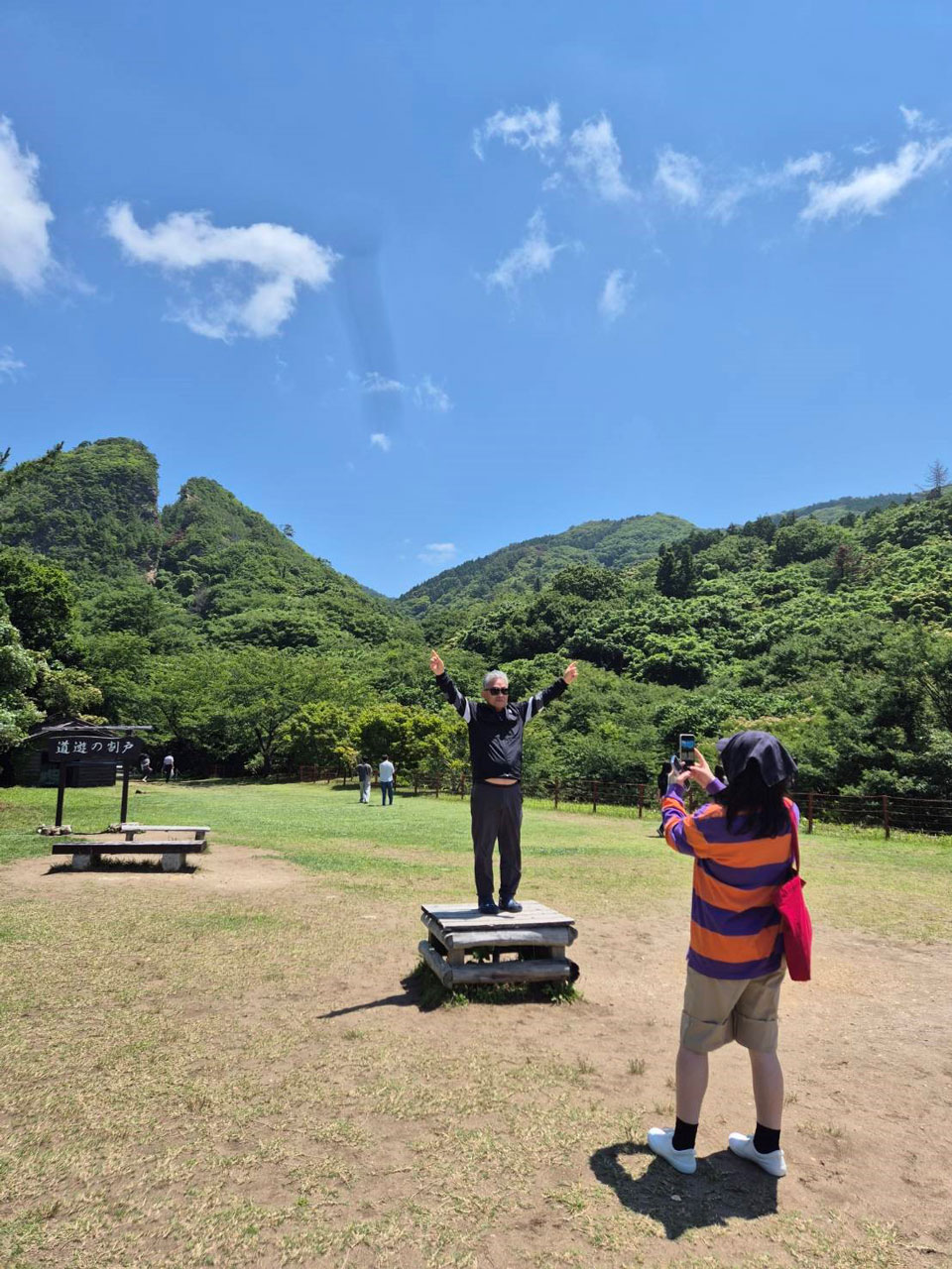 佐渡日帰りツアーの様子