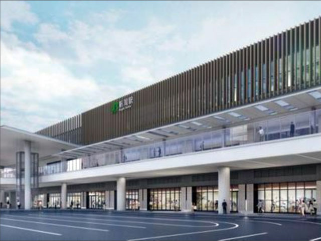 新潟駅 万代広場側